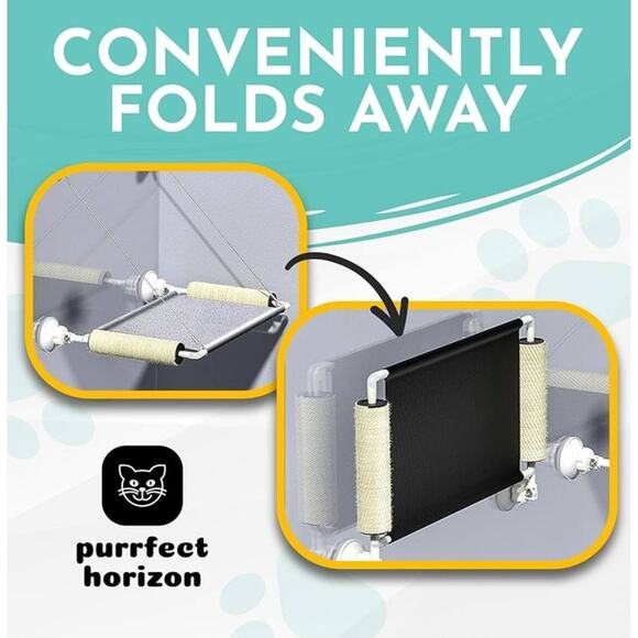 Cat Window Perch Indoor Cat Hammocks for Window 33 Ibs New - Picture 3 of 14